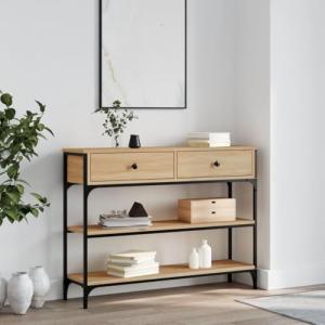 IKAYAA Mesa de Consola Con 2 Cajones, de Entrada de Madera,…