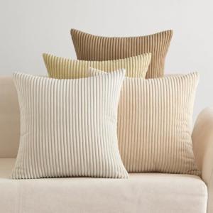 EMEMA Funda Cojines 4 Piezas 45x45 cm para Sofá Funda de Al…