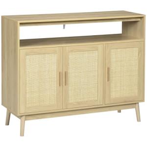 HOMCOM Aparador de Cocina de Estilo Boho Mueble Buffet Auxi…