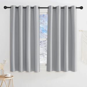 KGORGE Cortinas Opacas Aislantes Luz 2 Piezas Cortina Aisla…