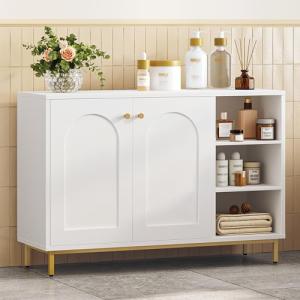 Hzuaneri Mueble de Baño, Armario de Almacenaje, con 3 Estan…