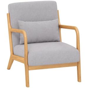 HOMCOM Butaca de Salón Butaca Nórdica Sillón de Salón con R…