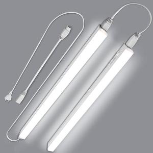 2x Luz Armario, Conectable 30CM Regleta LED, 4000K Tubo LED…