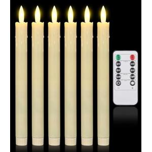 Nfhkpa juego de 6 velas led efecto llama, velas decorativas…