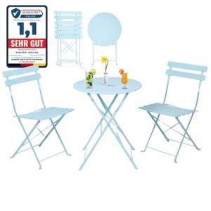 Albatros Bistro Set 3 piezas Azul – Mesa de bistro con 2 si…