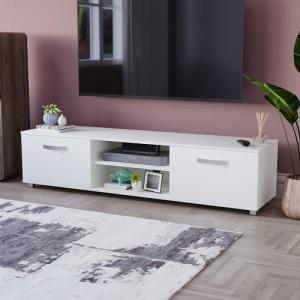 Vida Designs Unidad de TV Cosmo, Madera de ingeniería, Blan…