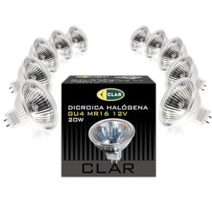 CLAR - Bombilla Halogena, Halogeno GU4, Bombillas 12 Voltio…