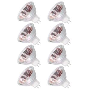 Bombilla Halogena GU5,3 12V 20W, MR16, Paquete de 8 Reflect…