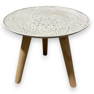 Decorlife for home Mesita Auxiliar de Té en Madera – Mesa A…