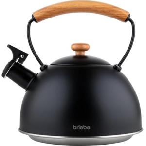 briebe Nordic Tetera Inducción Silbante 2,3L, Infusiones, H…