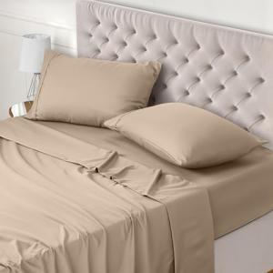 Utopia Bedding Juego de Sabanas 4 Piezas 150x200 - Poliéste…