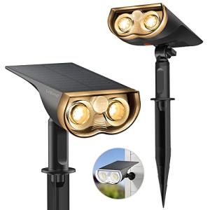 Linkind Luz Solar con Sensor de Movimiento, Foco Solar Exte…