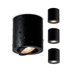 Bojim Focos LED Techo Superficie Negro Regulable, 5,5 W 230…