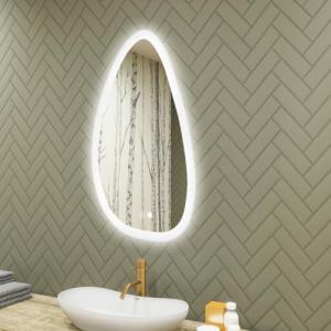 A ARTFORMA – Espejo de baño con iluminación y calefacción -…