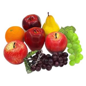 Laiiqi Fruta Falsa Artificial, 8 Piezas centros Mesa Frutas…