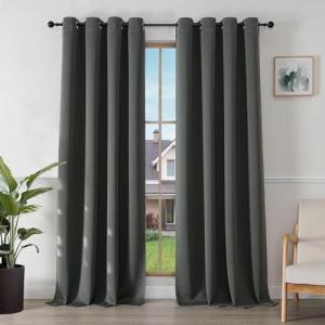 Joydeco Cortinas Opacas 2 Piezas 140 x 245 cm, Cortinas Dor…
