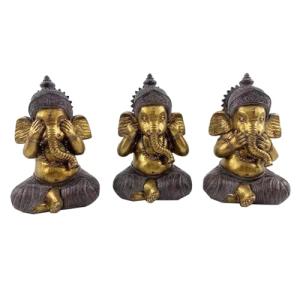 BY SIGRIS Origen Home Decor - Figura Ganesha Pack 3 Unidade…