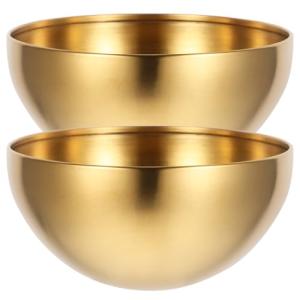 Cabilock 2 Uds Cuenco De Acero Inoxidable Recipientes Para…