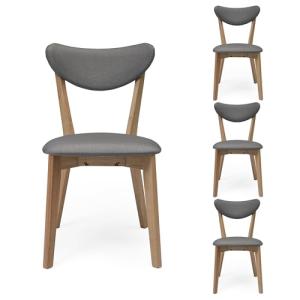Homely - Pack de 4 sillas de Comedor de diseño nórdico MELA…