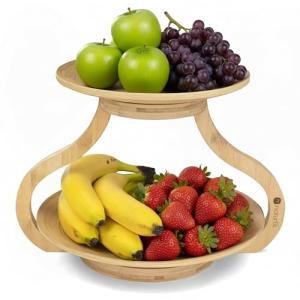 Naturlik Frutero Extraíble - Soporte de 2 Niveles Moderno d…