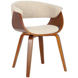 CLP Silla De Comedor Bruce De Madera con Tapizado Acolchado…