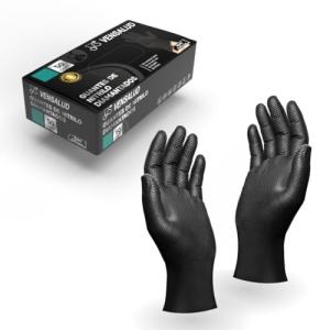 VENSALUD | Guantes de Nitrilo Diamantados | Extra Fuertes y…