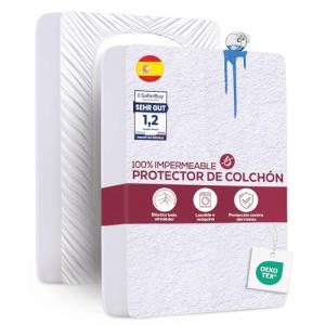 Utopia Bedding Protector Colchón 135 x 190 x 40 cm Impermea…