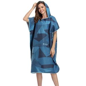 FLYILY Toalla de Microfibra para Poncho de Surf con Capucha…