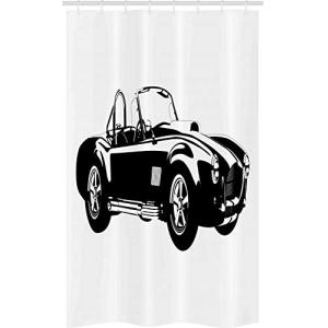 ABAKUHAUS Carros Cortina para baño, Coche de Deportes de Mo…