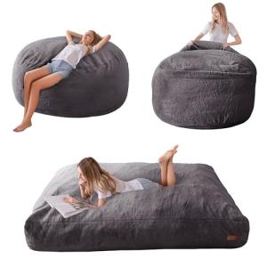 MAXYOYO Puf cama convertible de puf en cama, sofá de espuma…