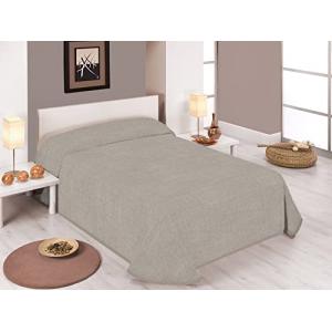 SABANALIA - Colcha Estampada Stone, Cubre Cama 50% algodón…