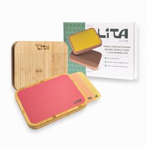 Tabla de Cortar Cocina Multifuncional Doble Cara en Madera…