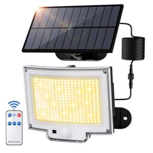 SIGRILL 318 LED Focos Solares Exterior con Sensor de Movimi…