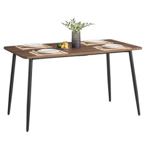 VASAGLE Mesa de Comedor, Mesa para Comedor, Asientos 4-6 Pe…