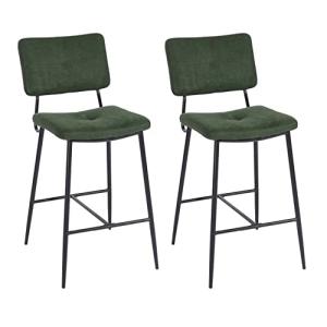 MEUBLE COSY Taburetes de Bar Juego de 2, Sillas de Cocina c…