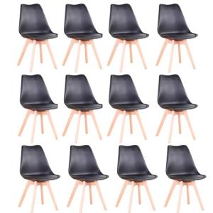 BenyLed Juego de 12 Sillas de Comedor con Asiento Tapizado…