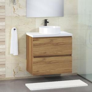 Baikal Modular Mueble de Baño de 2 Cajones, Suspendido en P…
