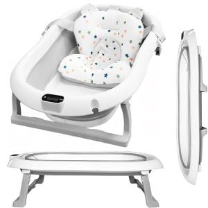 ALMAR Baby Bañera Plegable Bebé hasta 24 meses Gris con Ter…