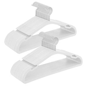 SONGMICS Perchas, Juego de 50, Perchas de Plástico, Carga P…