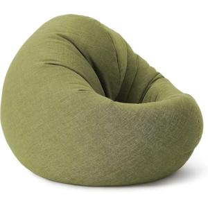 Lumaland Puff Pera Redondo Grande 120 x 80 x 75 cm | con Re…