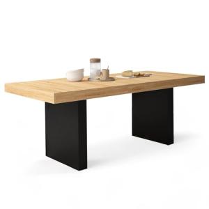 IDMarket VITO - Mesa de comedor extensible rectangular 6-10…