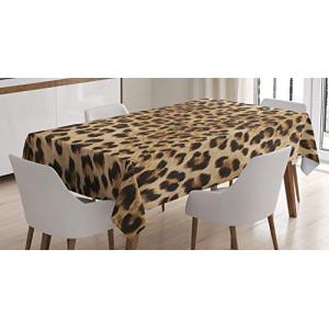ABAKUHAUS Estampado de Leopardo Mantele, La Piel del Animal…