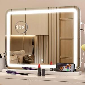 STARLEAD Espejo de Maquillaje con Luz, 58 x 48 cm Grande, 3…