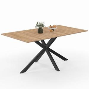 IDMarket – Mesa de comedor rectangular Alix 8 personas Pie…