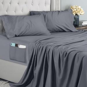 Utopia Bedding Juego de Sabanas 4 Piezas 150x200 - Microfib…