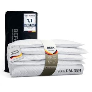 BEFA NATUR Edredón nórdico Fabricado en Alemania, 135x200 c…