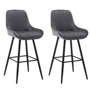 WOLTU Juego de 2 Taburetes Altos de Cocina, Taburetes Cocin…