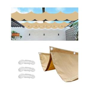 Retráctil Toldo Vela Rectangular 3x4M(AxL) Toldos Exterior…