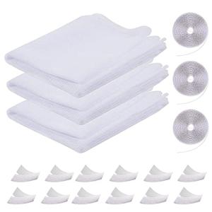 Mosquitera Ventana 3 Paquetes Tela Mosquitera Blanco 150 cm…