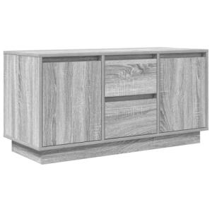 vidaXL Mueble de TV con Luces LED Sonoma Gris 100x41x50 cm,…